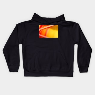 Orange and Yellow Oil and Water Kids Hoodie